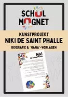 Vorschau - Stundenentwürfe - Niki de Saint Phalle - Kunstprojekt zu den "Nanas" - Deckblatt