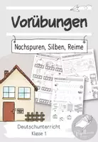Vorschau - Arbeitsblätter - Vorübungen: Silben, Reime, Nachspuren | Klasse 1 - Deckblatt