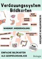 Vorschau - Bildkarten - Bildkarten Verdauungssystem Verdauung des Menschen - Deckblatt
