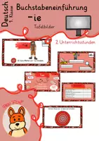 Vorschau - Präsentationen/Tafelbilder - Buchstabeneinführung Laut ie - digitale Tafelbilder Deutsch 1 - Deckblatt