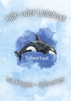 Vorschau - Arbeitsblätter - Hör- oder Lesetext "Schwertwal" mit Fragen und Lösungen - Deckblatt