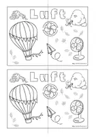 Vorschau - Arbeitsblätter - Luft - Lapbook - Seite 1