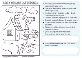 Vista previa - Hojas de trabajo - CUADERNO comprensión y expresión - página 3