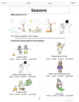 Vorschau - Arbeitsblätter - Lamby Learns - Wetter und Jahreszeiten - 3. und 4. Klasse - Seite 2
