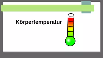 Vorschau - Präsentationen/Tafelbilder - Körpertemperatur - Deckblatt