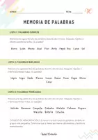 Vista previa - Hojas de trabajo - PACK RUTINAS COGNITIVAS - página 2