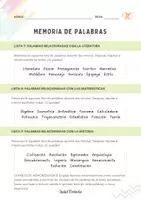 Vista previa - Hojas de trabajo - RUTINAS COGNITIVAS 1: MEMORIA - página 3