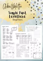 Vorschau - Arbeitsblätter - Simple Past Lerntheke - Beginners - Deckblatt