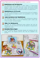 Vorschau - Mal- und Bastelvorlagen - MEDITATIONEN - 20 Mini-Meditationen für einen entspannten Schulalltag (mit Audio-Aufnahmen) - Seite 3
