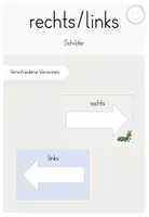 Vorschau - Merkblätter - rechts/links Schilder - Deckblatt