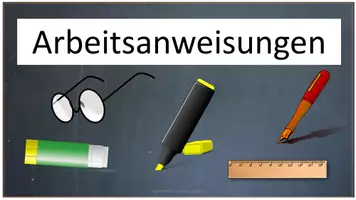 Vorschau - Poster - Arbeitsanweisungen Unterricht - Seite 1