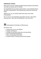 Vorschau - Arbeitsblätter - Lesetraining. Lesetempo steigern. Blitzlesen. Wörter mit ch und chs - Seite 1