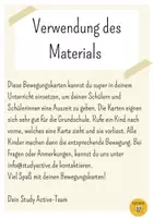 Vorschau - Spiele - Bewegungskarten Tieredition- Bewegung im Unterricht - Seite 1