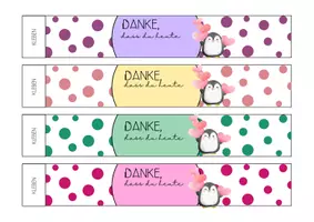 Vorschau - Anderer Materialtyp - Pinguine Armbänder - Botschaften am Handgelenk - Seite 1
