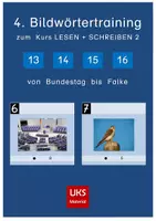 Vorschau - Arbeitsblätter - 4. Bildwörtertraining Kursteil 2 LESEN + SCHREIBEN - Deckblatt