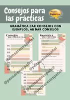 Vorschau - Stundenentwürfe - Materialpaket Praktikum auf Spànisch + Consejos + Gramática - Deckblatt