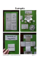 Vorschau - Mal- und Bastelvorlagen - Happiness: Lapbook - Seite 1