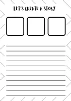 Vista previa - Hojas de trabajo - Plantilla para la creación de historias con Storycubs - Portada