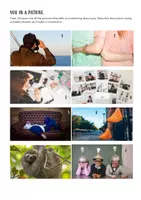 Vorschau - Arbeitsblätter - "you in a picture" - get to know each other - Deckblatt