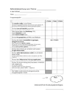 Vorschau - Arbeitsblätter - Bewertung Referat - Seite 1