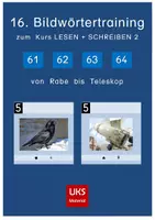 Vorschau - Arbeitsblätter - 16. Bildwörtertraining Kursteil 2 LESEN + SCHREIBEN - Deckblatt