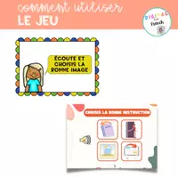 Aperçu - Apprentissages en autonomie - GOOGLE SLIDES Instructions et Consignes en Classe SET 1 - Page 1