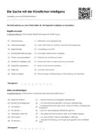 Vorschau - Arbeitsblätter - 1 Video, viele Übungen: Die Sache mit der Künstlichen - Deckblatt