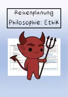 Vorschau - Unterrichtsreihen - Reihenplanung Philosophie Halbjahresthema Ethik - Deckblatt
