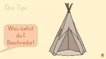 Vorschau - Mal- und Bastelvorlagen - Tipi-Abenteuer - freies Malen Zeichnen - Kunst Klasse 1,2,3,4 - Seite 2