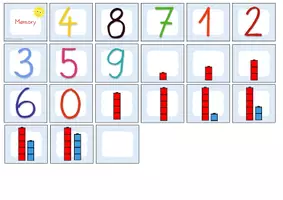 Vorschau - Spiele - Domino & Memory (ZR 0-9 passend zum Buch "Die kleine Eins") - Seite 2