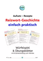 Vorschau - Arbeitsblätter - Reizwortgeschichte - praktische Übungsbeispiele - Deckblatt