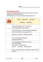 Vorschau - Arbeitsblätter - Reizwortgeschichte - praktische Übungsbeispiele - Seite 3
