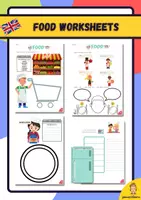 anteprima - Esercizi - Food worksheets - Pagina di copertina