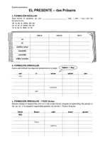 Vorschau - Arbeitsblätter - LOS TIEMPOS VERBALES EN ESPAÑOL - Bildung der Zeiten des Spanischen - Deckblatt