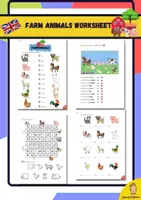 anteprima - Esercizi - FARM ANIMALS WORKSHEETS - Pagina di copertina