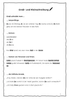 Vorschau - Arbeitsblätter - Groß- und Kleinschreibung: Regelwissen und Anwendung (DaZ/ DaF, Grundschule, 5. Kl.) - Deckblatt