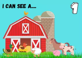 anteprima - Materiale di supporto/inclusione - I can see farm animals - Pagina 1