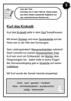 Vorschau - Arbeitsblätter - Übung: Adjektive in Texte einsetzen - Seite 3