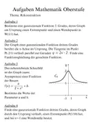 Vorschau - Arbeitsblätter - Mathematik Aufgaben Rekonstruktion - Seite 1