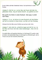 Vorschau - Arbeitsblätter - Leseübung mit Bewegungsaufgaben - Seite 3