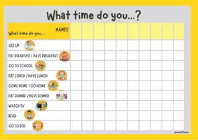 anteprima - Esercizi - Raccolta di materiali: Daily Routines - Pagina 1