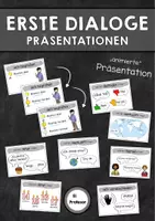 Vorschau - Poster - Erste Dialoge - Spanischunterricht (Präsentation) - Deckblatt