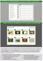 Vorschau - Arbeitsblätter - 6. Bildwörtertraining Kursteil 3 LESEN + SCHREIBEN - Seite 1