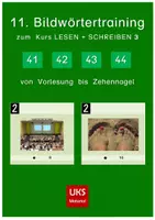 Vorschau - Arbeitsblätter - 11. Bildwörtertraining Kursteil 3 LESEN + SCHREIBEN - Deckblatt