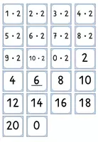 Vorschau - Spiele - Einmaleins - Spiel: Merk es dir! 2er-Reihe - Freiarbeit - Seite 3