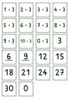 Vorschau - Spiele - Einmaleins - Spiel: Merk es dir! 3er-Reihe - Freiarbeit - Seite 3