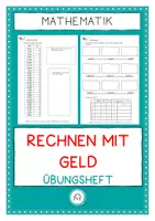 Vorschau - Stundenentwürfe - Rechnen mit Geld. Übungsheft - Deckblatt