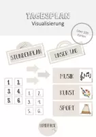 Vorschau - Präsentationen/Tafelbilder - Tagestransparenz / Tagesplan / Stundenplan - Visualisierung - Deckblatt