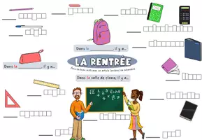 Vorschau - Arbeitsblätter - FRZ Wortschatzblatt - La rentrée - Seite 1