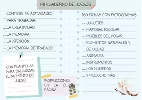 Vista previa - Refuerzo / NEE / Materiales de apoyo - Pack tarjetas y actividades de funciones ejecutivas - página 1